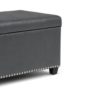 Amelia - Transitional Storage Ottoman Bench - R&R Furniture Gallery (Fountain Valley, CA)