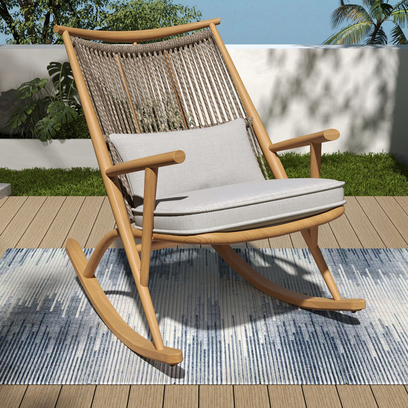 Outdoor Rocking Chair - Maple - R&R Furniture Gallery (Fountain Valley, CA)