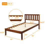 DreamHaus platform bed with headboard, footboard, and slat support shown in a modern bedroom setting.