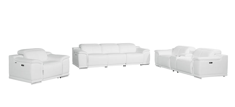 9762 - 7-Piece Modular Power Reclining Sofa, Loveseat And Chair Set With 6 Power Recliners In