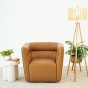 Callan - Swivel Chair - Tan - R&R Furniture Gallery (Fountain Valley, CA)