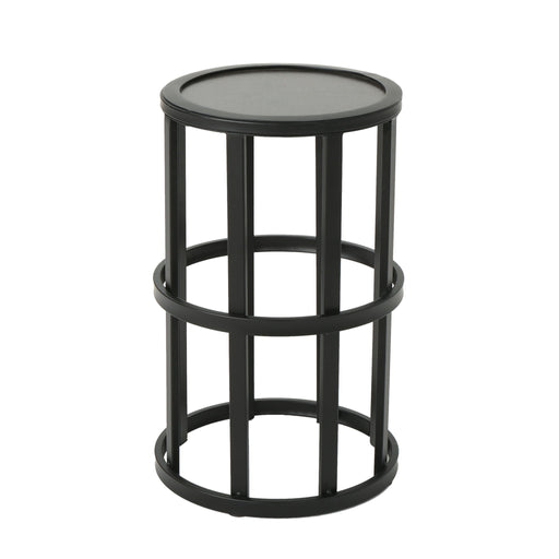 Outdoor Powder Coated Side Table - Gray - R&R Furniture Gallery (Fountain Valley, CA)
