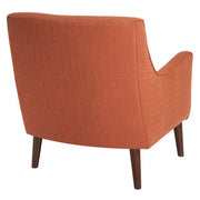 Accent Chair Upholstered With Legs - Burnt Orange - R&R Furniture Gallery (Fountain Valley, CA)