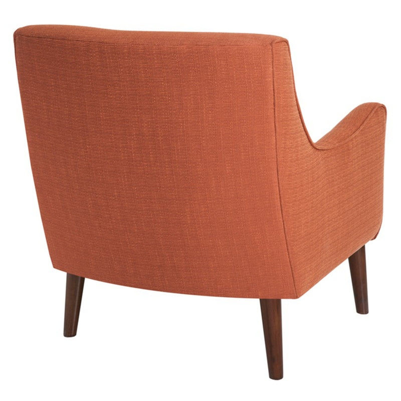 Accent Chair Upholstered With Legs - Burnt Orange - R&R Furniture Gallery (Fountain Valley, CA)