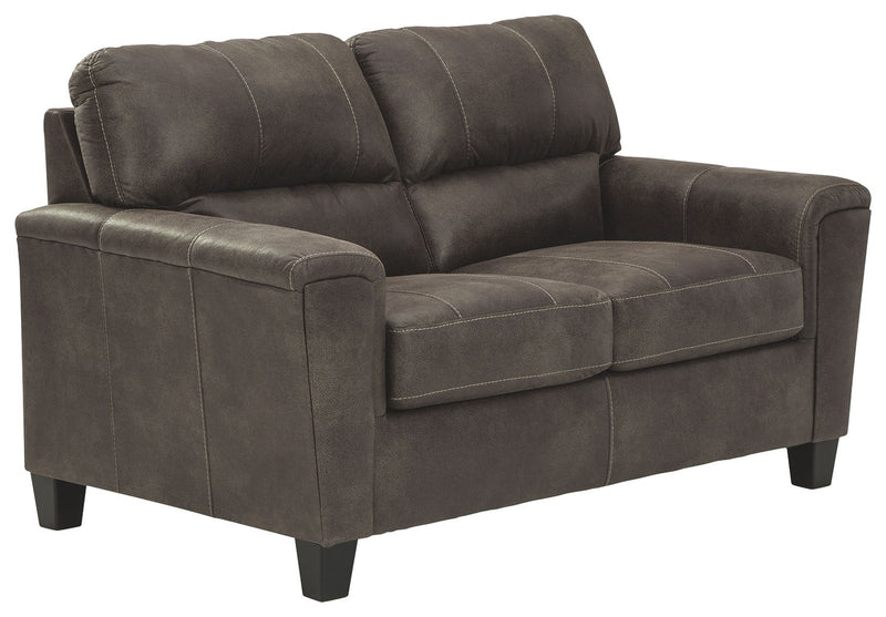 Navi - Stationary Loveseat - R&R Furniture Gallery (Fountain Valley, CA)