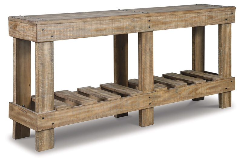 Susandeer - Console Sofa Table - Brown - R&R Furniture Gallery (Fountain Valley, CA)