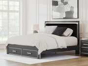 Zuraleus - Upholstered Panel Platform Storage Bed - R&R Furniture Gallery (Fountain Valley, CA)