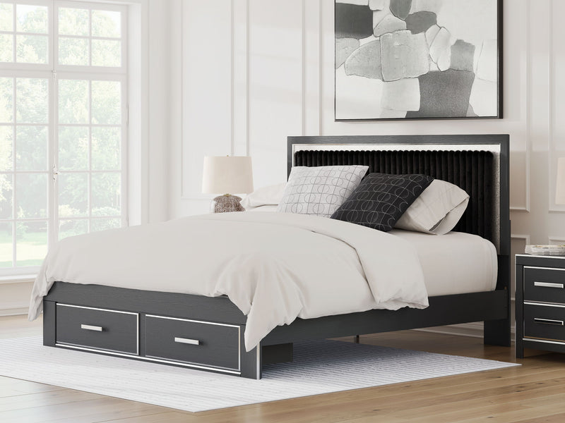 Zuraleus - Upholstered Panel Platform Storage Bed - R&R Furniture Gallery (Fountain Valley, CA)
