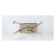 Barnard - Dining Table - Clear Glass & Mirrored Gold - R&R Furniture Gallery (Fountain Valley, CA)