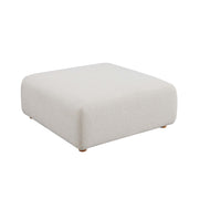 Hangover - Boucle Ottoman - Cream - R&R Furniture Gallery (Fountain Valley, CA)