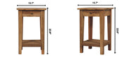 Rope 1 Drawer Table - R&R Furniture Gallery (Fountain Valley, CA)