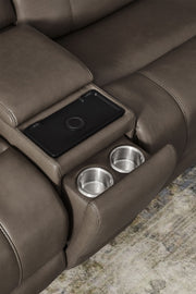 Hancock - Zero Gravity Power Reclining Sectional With Power Adjustable Headrests - R&R Furniture Gallery (Fountain Valley, CA)