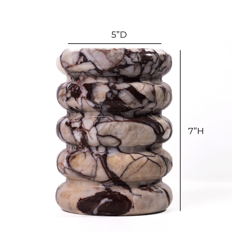 Marble Layered Vase - R&R Furniture Gallery (Fountain Valley, CA)