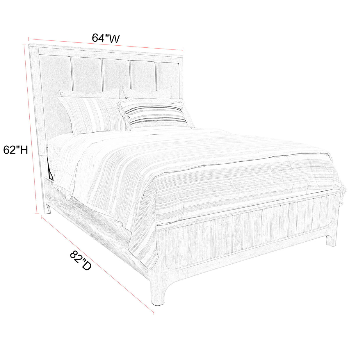 Escape - Bedroom Panel Bed