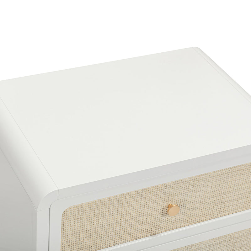 Patty - Rattan 2-Drawer Nightstand - R&R Furniture Gallery (Fountain Valley, CA)