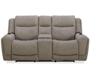 Penfield - Power Zero G Console Loveseat With Heat, Massage & Speaker P3 - Frappe - R&R Furniture Gallery (Fountain Valley, CA)