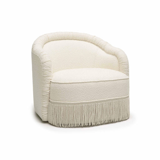 Pamela - Boucle Tassel Lounge Chair - R&R Furniture Gallery (Fountain Valley, CA)