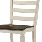Tasnim - Counter Height Chair (Set of 2) - Oak & Antique White - R&R Furniture Gallery (Fountain Valley, CA)