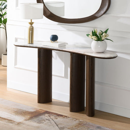 Hanale - Table With Marble Top - R&R Furniture Gallery (Fountain Valley, CA)