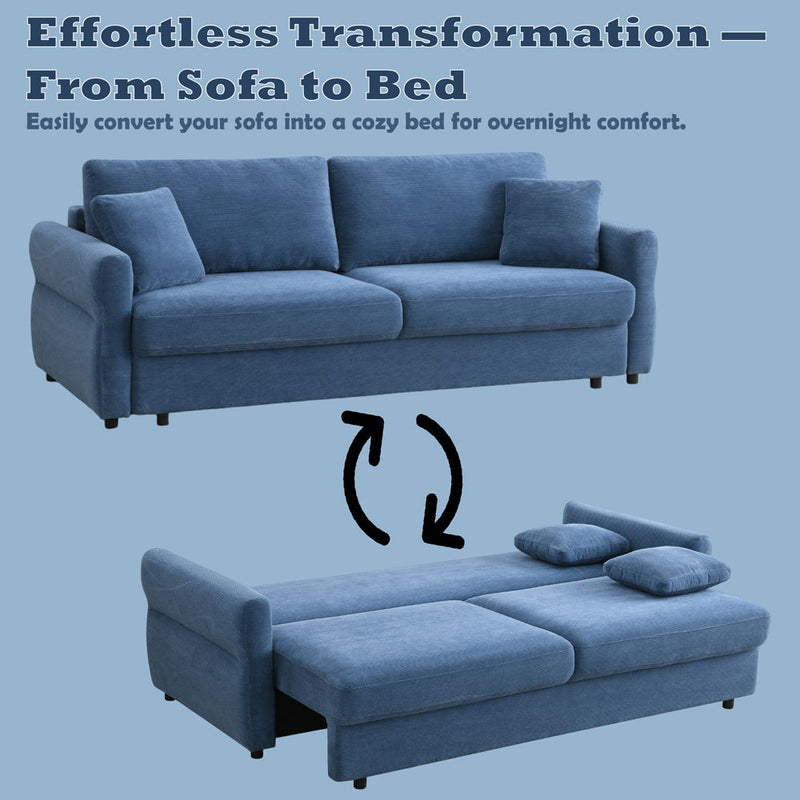 Haran - Sofa With Sleeper - R&R Furniture Gallery (Fountain Valley, CA)