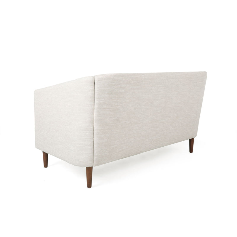 Sophisticated Loveseat With Diamond Stitched Detailing - R&R Furniture Gallery (Fountain Valley, CA)
