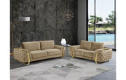 1051 - Contemporary Velvet Set - R&R Furniture Gallery (Fountain Valley, CA)