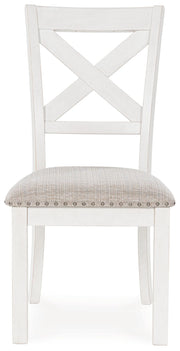Robbinsdale - Dining Upholstered Side Chair (Set of 2) - Antique White - R&R Furniture Gallery (Fountain Valley, CA)