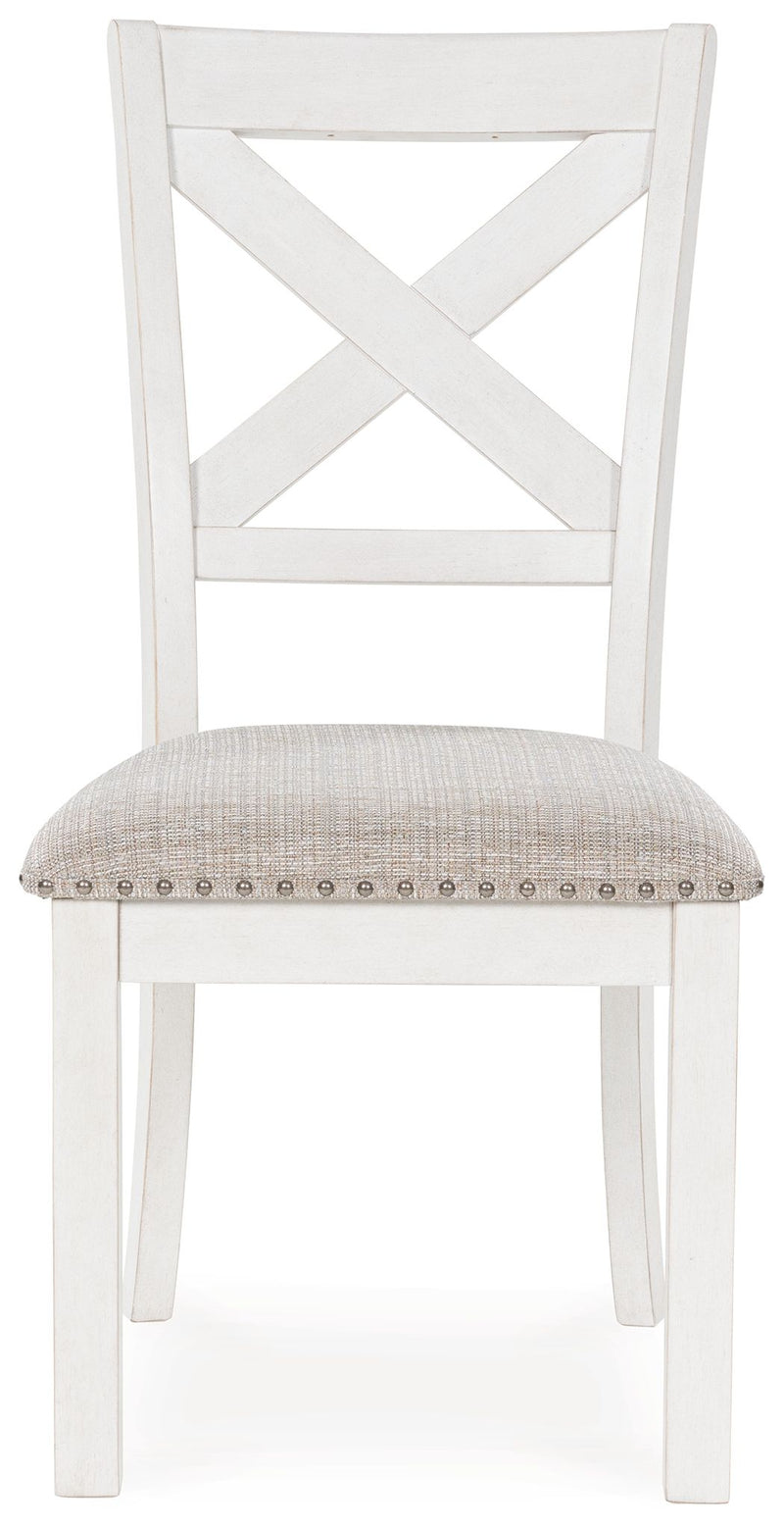 Robbinsdale - Dining Upholstered Side Chair (Set of 2) - Antique White - R&R Furniture Gallery (Fountain Valley, CA)