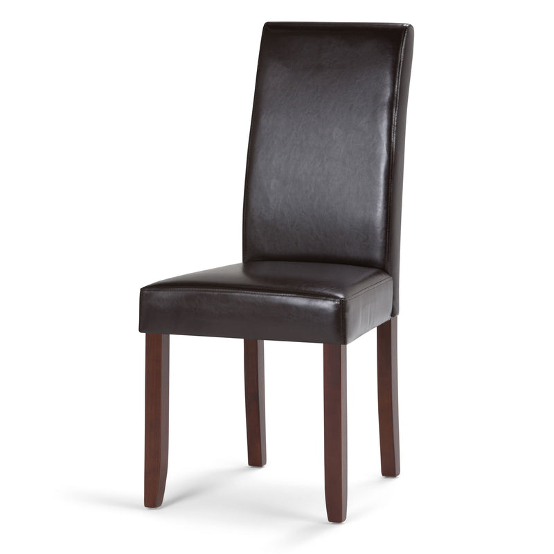 Acadian - Parson Dining Chair (Set of 2) - Tanners Brown - R&R Furniture Gallery (Fountain Valley, CA)