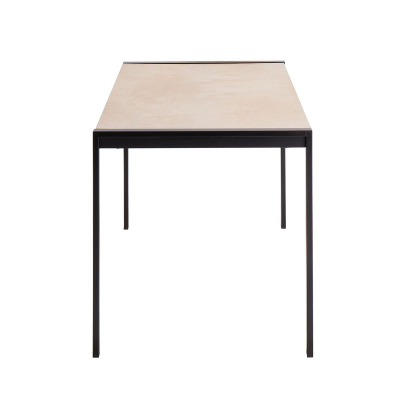 Lumi Source Fuji modern glam dining table with sleek design and wooden finish, ideal for contemporary dining room decor.