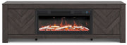 Cayboni - LG TV Stand With Fireplace Option - R&R Furniture Gallery (Fountain Valley, CA)