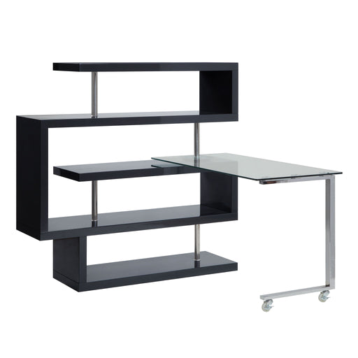 Buck II - Writing Desk With Bookshelf - R&R Furniture Gallery (Fountain Valley, CA)