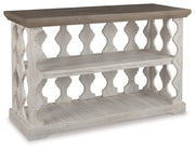 Havalance - Console Sofa Table - Gray / White - R&R Furniture Gallery (Fountain Valley, CA)