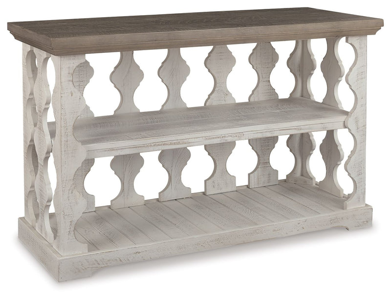 Havalance - Console Sofa Table - Gray / White - R&R Furniture Gallery (Fountain Valley, CA)