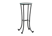 Accent Side Table, Plant Stand, Round, Contemporary & Modern - Black - R&R Furniture Gallery (Fountain Valley, CA)