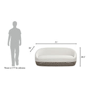 Willow - Upholstered Patio Deep Seating Sofa - R&R Furniture Gallery (Fountain Valley, CA)