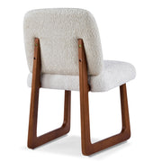 Dining Chair With Curved Legs (Set of 2) - Beige / Brown - R&R Furniture Gallery (Fountain Valley, CA)