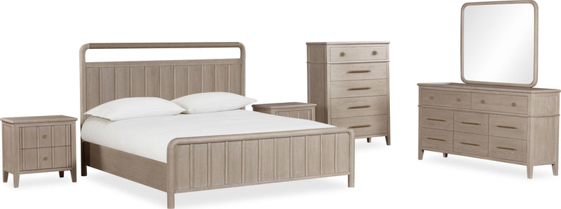 Camden Wall or Dresser Mirror in Chai