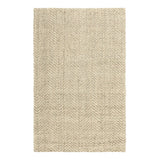 Classic Home herringbone jute rug with woven pattern, natural earthy tones, ideal for adding texture to living spaces.