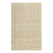 Classic Home herringbone jute rug with woven pattern, natural earthy tones, ideal for adding texture to living spaces.