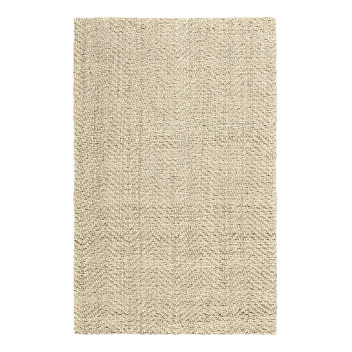 Classic Home herringbone jute rug with woven pattern, natural earthy tones, ideal for adding texture to living spaces.