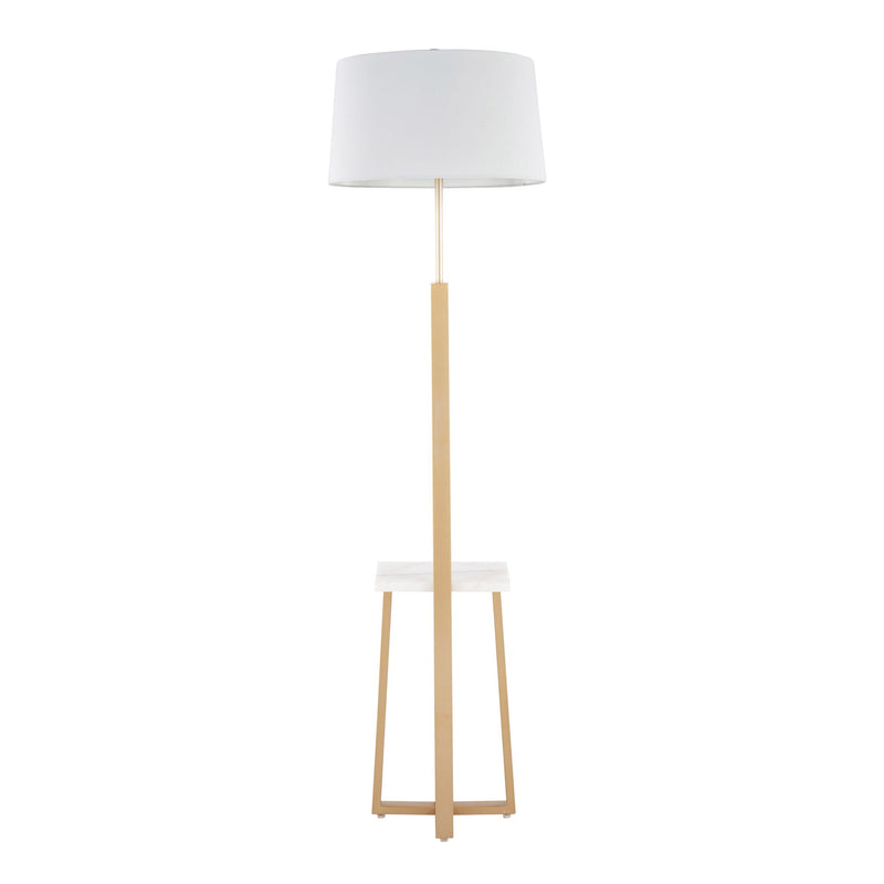 Lumi Source Cosmo contemporary glam floor lamp with a sleek design and adjustable arm, ideal for modern living spaces.