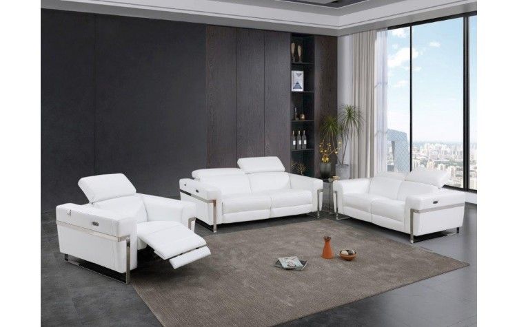 990 - Power Reclining Set With Power Headrest - R&R Furniture Gallery (Fountain Valley, CA)