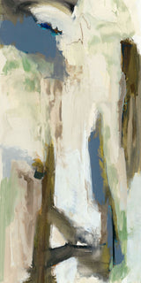 Verna - 36" x 72" Painting Art By Buddy Whitlock - Beige / Blue - R&R Furniture Gallery (Fountain Valley, CA)