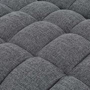 Sienna - Tufted Convertible Sleeper Sofa With Chaise - Gray - R&R Furniture Gallery (Fountain Valley, CA)