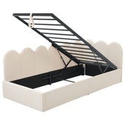 Upholstered Daybed With Metal Slatted Base - R&R Furniture Gallery (Fountain Valley, CA)