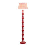 Peggy - Spotted Floor Lamp - Pink - R&R Furniture Gallery (Fountain Valley, CA)