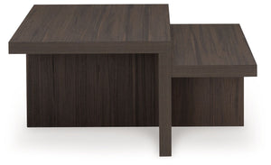 Zendex - Occasional Table Set (Set of 2) - Brown - R&R Furniture Gallery (Fountain Valley, CA)