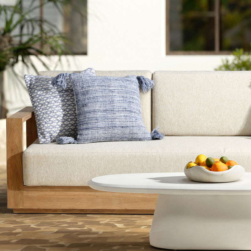 Beryl - Outdoor Pillow - Dark Blue