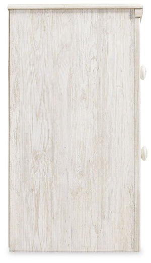 Paxberry - Two Drawer Night Stand - Whitewash - R&R Furniture Gallery (Fountain Valley, CA)